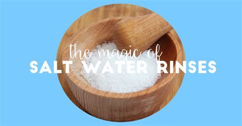 The Magic of Salt Water Rinses | CNE Dental Blog