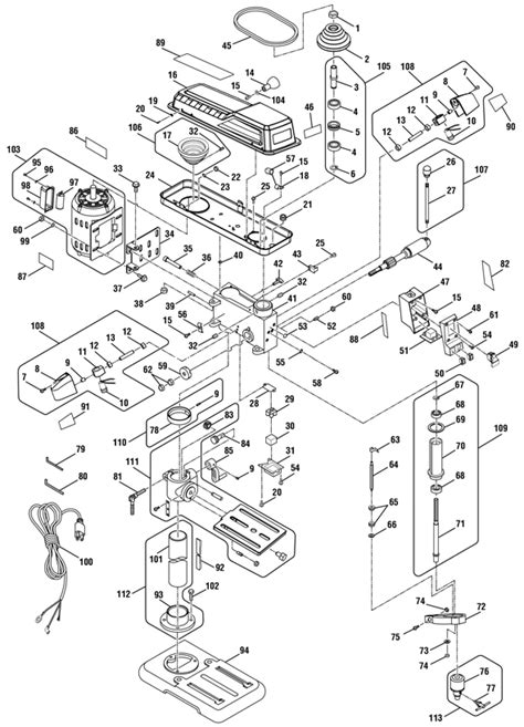 Ryobi DP103L 10 in. Drill Press | Partswarehouse