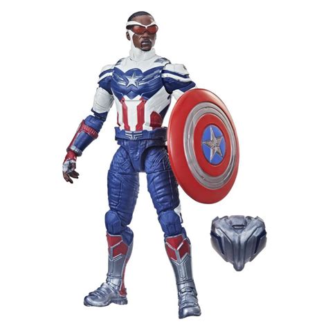 Hasbro Marvel Legends Series Avengers 6-inch Action Figure Toy Captain America And 4 Accessories ...