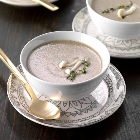 Creamy Mushroom-Thyme Soup Recipe | Taste of Home