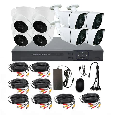 Surveillance Outdoor Set Cctv Dvr Turbo Kit Home Security Camera Cctv ...