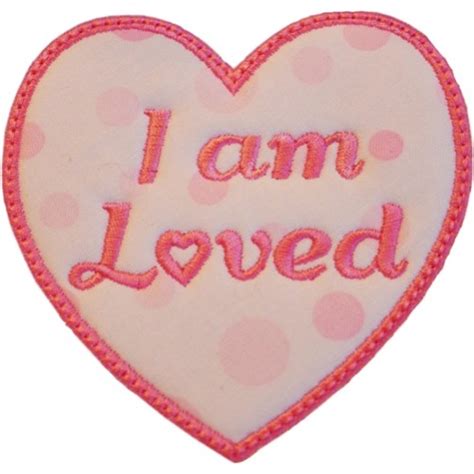 FREE - I am Loved Applique