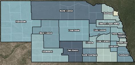 Map shows percentage of vaccinated people across Nebraska