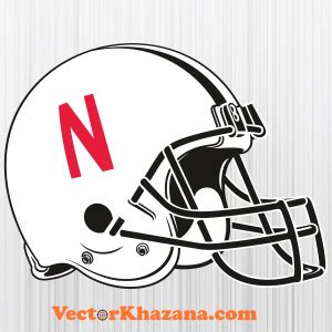 Nebraska Huskers Helmet Svg | Nebraska Cornhuskers Png