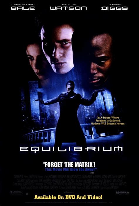 Equilibrium Movie Poster 27X40 Used John Keogh, Dennenesch Zoude, Mike ...