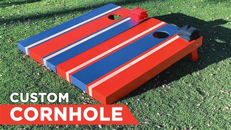 How to Custom Paint Your Cornhole Boards | Workshop Republic - YouTube