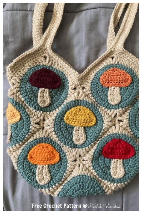 Granny squares bag free crochet patterns – Artofit