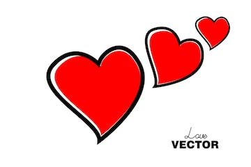 Premium Vector | Heart symbol , symbols of heart , love vector