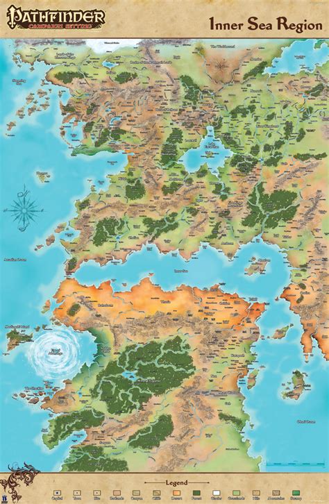 Pathfinder Inner Sea Region Map by krojun on DeviantArt