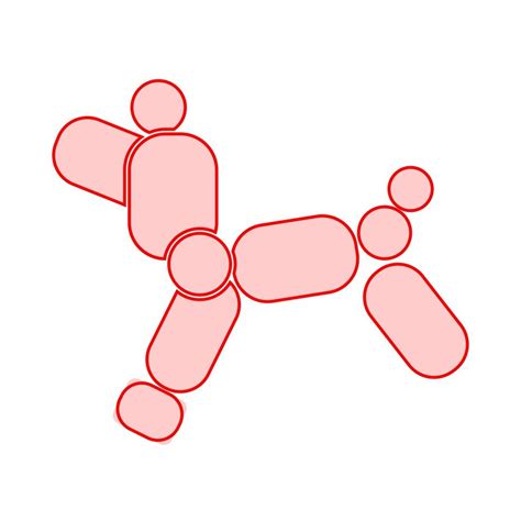 Dog balloon icon . Different color . 5234559 Vector Art at Vecteezy