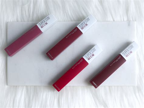 Maybelline Superstay Matte Ink Lippies Review - The Little Loft