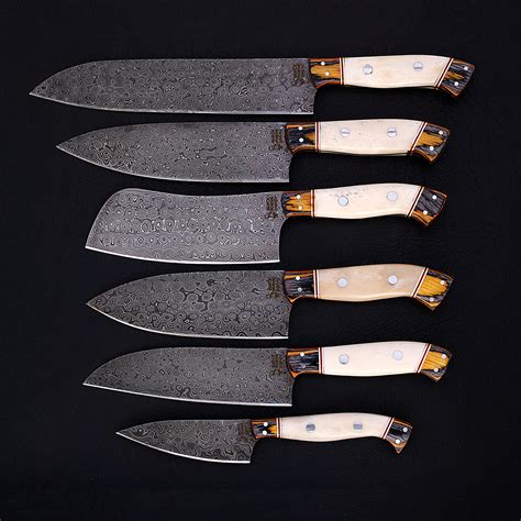 Professional Chef Knife // 6 Piece Set // 9196 - Black Forge Knives ...