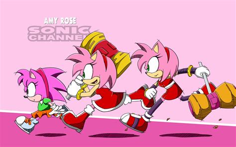 Amy Rose Sonic Channel Style - Sonic Mania Amy Rose - 1920x1200 Wallpaper - teahub.io