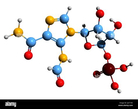 3D image of 5-Formamidoimidazole-4-carboxamide ribotide skeletal ...