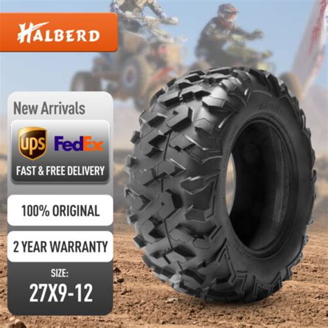 6Ply 27x9-12 ATV UTV Tires 27x9x12 Heavy Duty All Terrain Off-Road Tyre ...