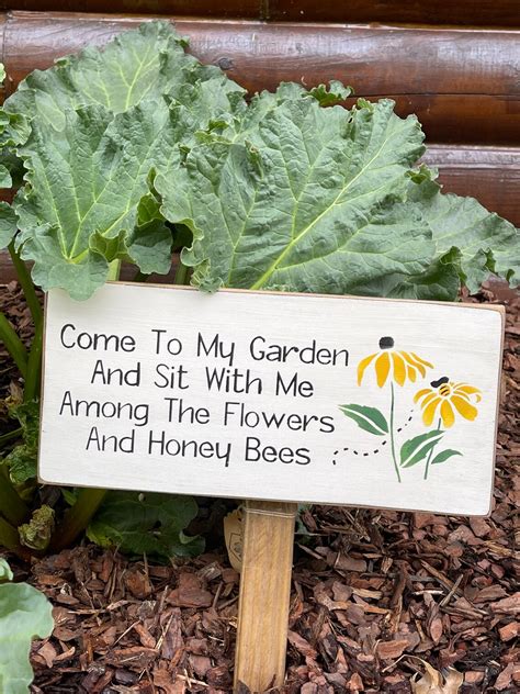 Garden Signs Various Sayings and Display Options - Etsy