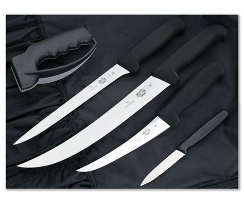 Victorinox Fish Fillet Kit Stainless Steel Black Fibrox Knife Set with ...