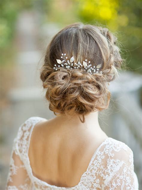 Bridal Hair Pins Wedding Hair Pins Bridal Hairpiece Pearl Hair Pins Floral Hair Pins - Etsy