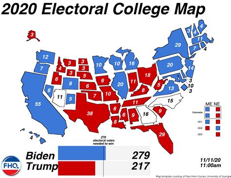 Frontloading HQ: The Electoral College Map (11/11/20) -- Alaska Raises ...