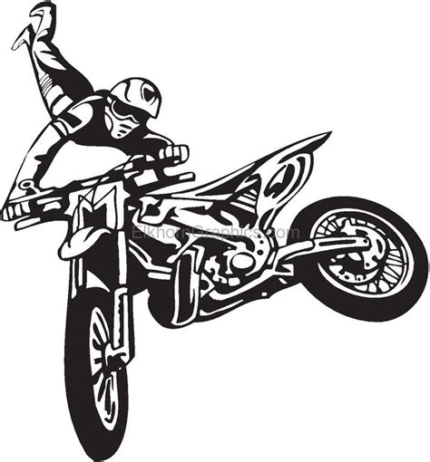 Dirt Bike Sticker 215 - Dirt Bike Stickers | Elkhorn Graphics LLC