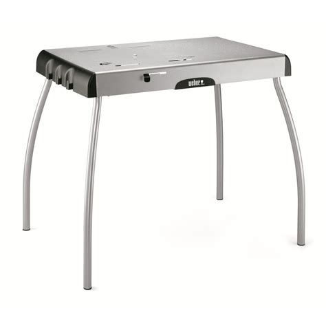 Weber Steel Gray Folding Grill Stand at Lowes.com