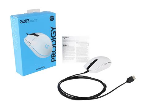 Logitech G203 Prodigy Wired Gaming Mouse - White - Newegg.com