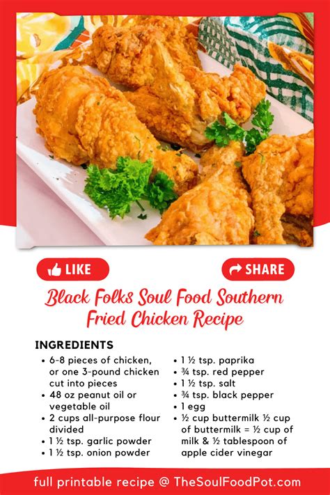 Black folks soul food southern fried chicken – Artofit