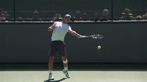 Rafael Nadal Forehand In Super Slow Motion 3 - Indian Wells 2013 - BNP ...