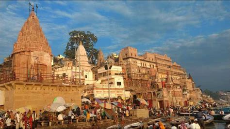 Ganga Ghat Temple Image Varanasi Best - Varanasi Best Images Free Downloads