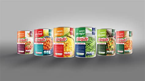 Canned Food Label Design