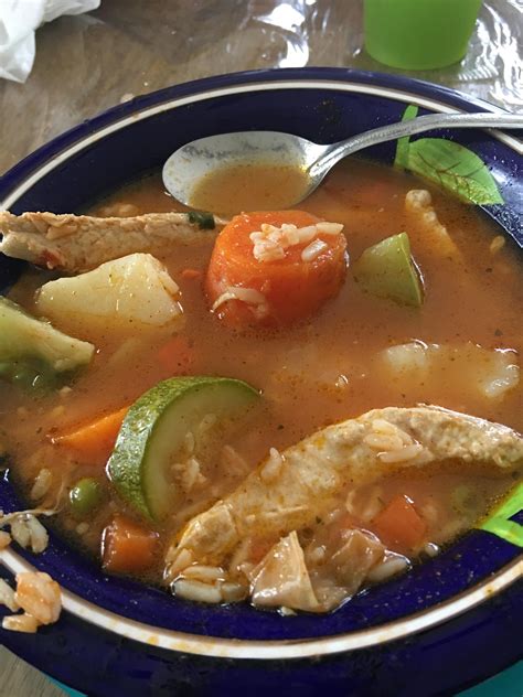 Vegan Caldo- caldo is a Mexican stew with either beef chicken and a lot of vegetables. Also hot ...