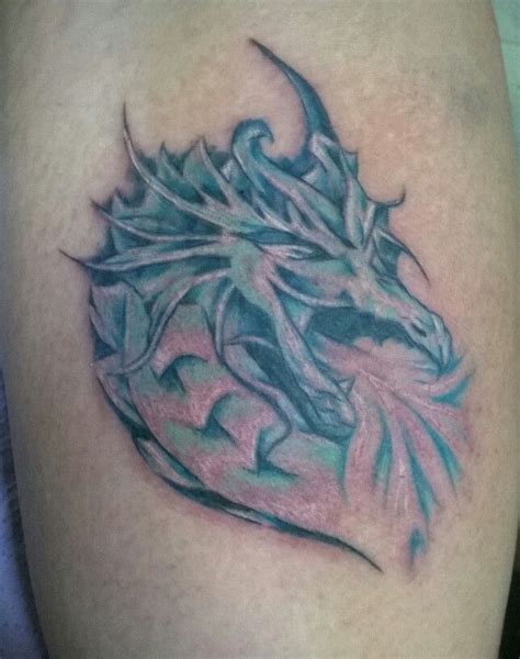 Ice dragon | Tattoo 2015, Tattoo work, Tattoos