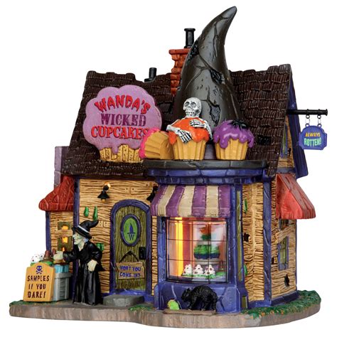 Lemax Spooky Town Collection Halloween Village Building, Wanda'S Wicked Cupcakes