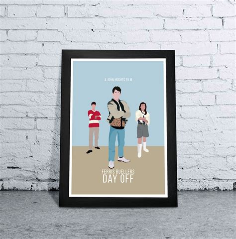 Ferris Bueller's Day off Movie Poster Ferris | Etsy