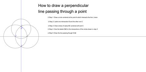 Draw Perpendicular Lines