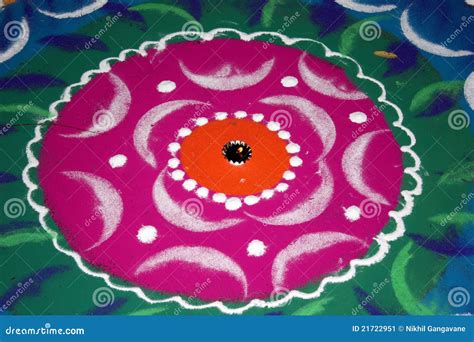 Diwali Rangoli Colors Stock Image - Image: 21722951