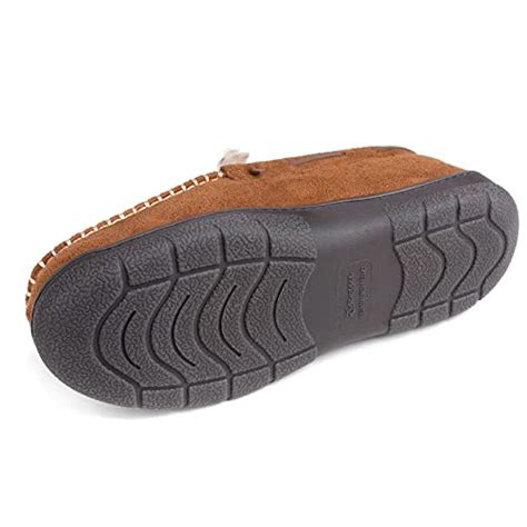 Zigzagger Men's Moccasin Slippers Memory Foam House Shoes, Indoor and Outdoor Warm Loafer ...