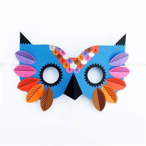 Paper Owl Mask