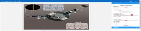 -Diffraction Grating" experiment in Virtual Lab showing second-order... | Download Scientific ...