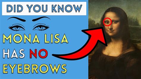 Mona Lisa has no Eyebrows ? 🤔 || Fact BOMB #shorts - YouTube