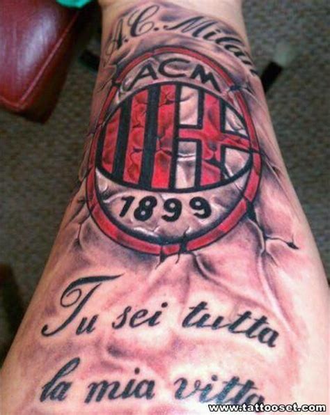 ac milan tattoo design | Idee per tatuaggi, Tatuaggi citazioni ...