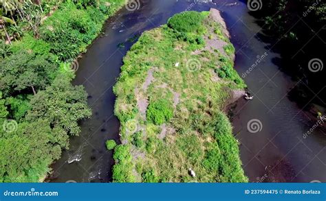 Riverine or River Islands Formed Due To Massive Inundation and Flooding in the Countryside ...