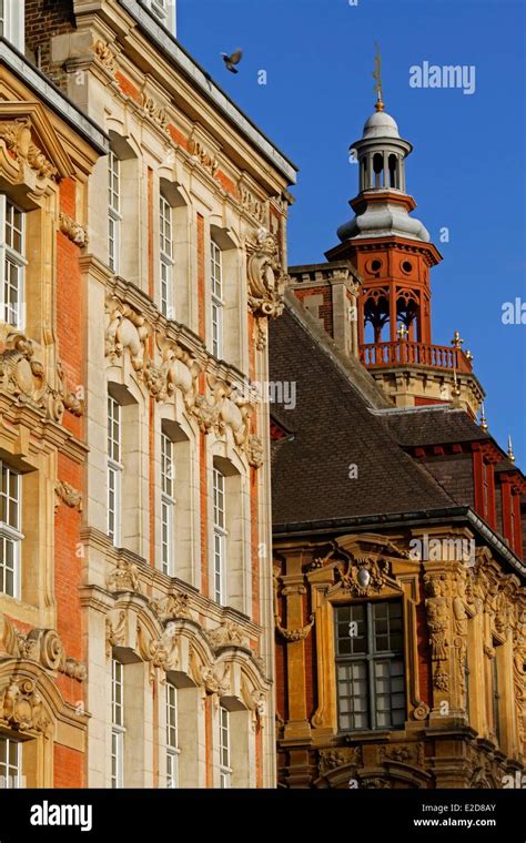 France Nord Lille Old Town Old Exchange Stock Photo - Alamy