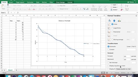 How to Find the Slope Using Excel (Short Version) - YouTube