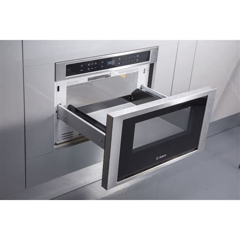 Bosch 1.2-cu ft Microwave Drawer (Stainless Steel) (23.875-in) in the Microwave Drawers ...