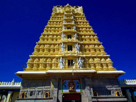 Sri Chamundeshwari Temple - Top 10 Tourist Places In Mysore - Top Tour Packages - Sha Travels ...