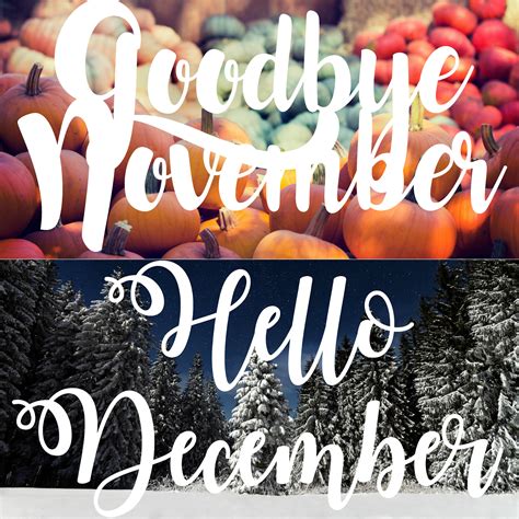 Goodbye November, Hello December. - The Girl Who Loved to Write