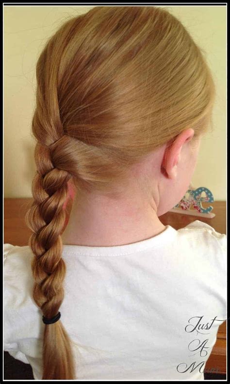 Basic Plait - Just a Mum Hairstyles - Just a Mum