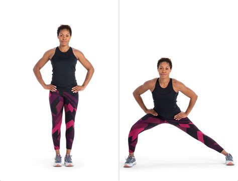 Warmup: Alternating Side Lunge | 10-Minute Tabata | POPSUGAR Fitness Photo 3