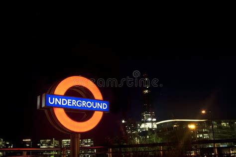 London Tube Sign editorial stock photo. Image of sign - 25281253